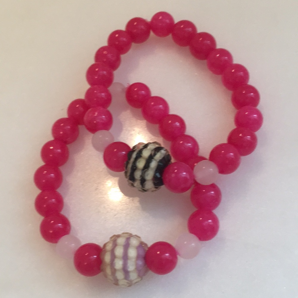 2 set of girls bracelets